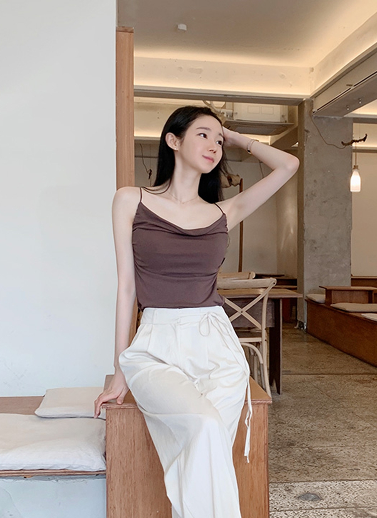 新品未開封【SUKALA】リブドレープキャミソール SUKALA】リブドレープ