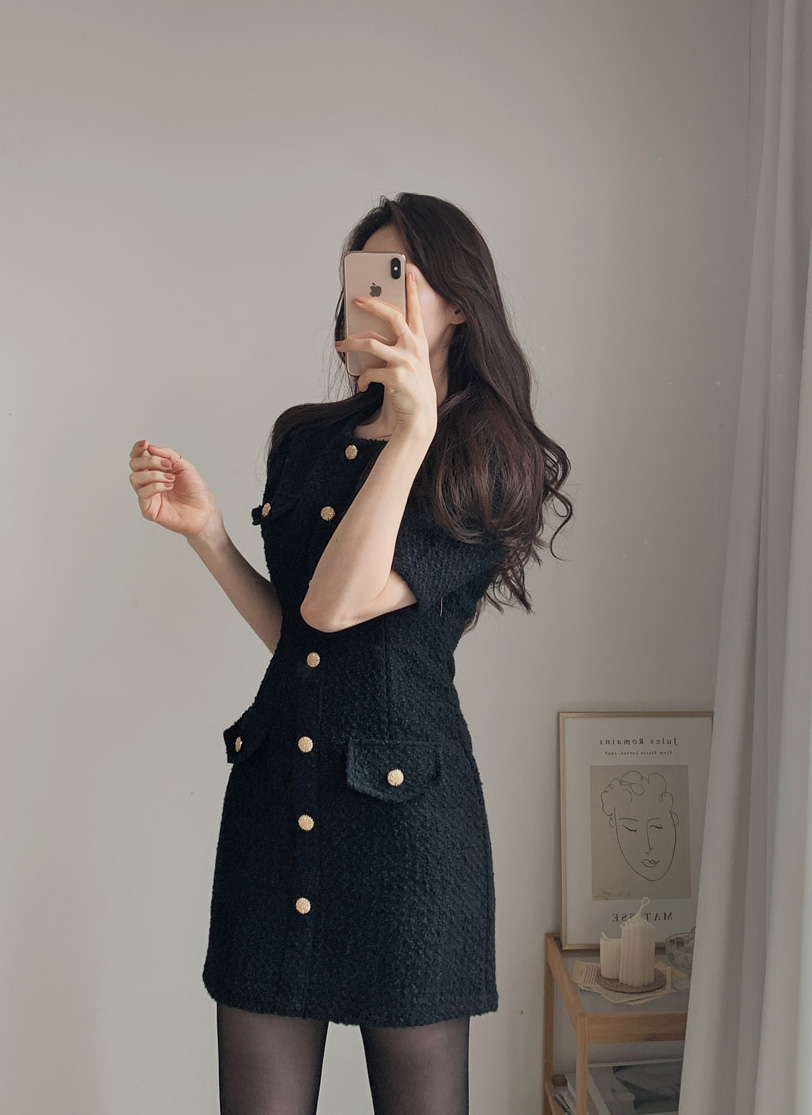 2TYPEツイードミニワンピース(半袖) | レディースファッション通販