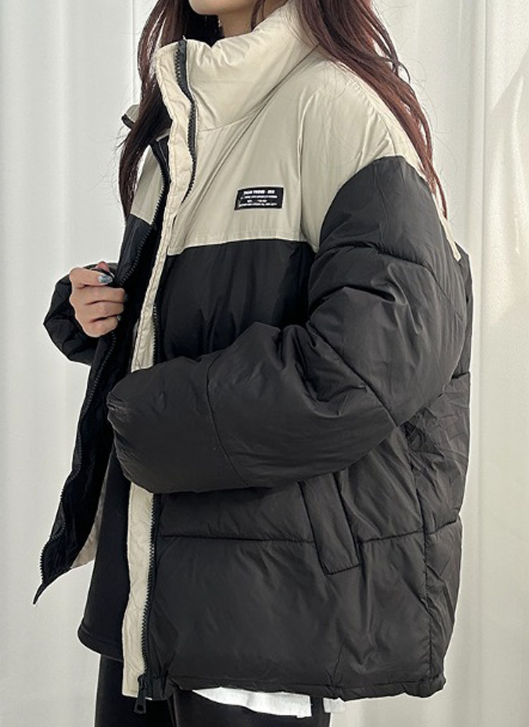 ツートーン中綿ジャンパー | レディースファッション通販 - DHOLIC