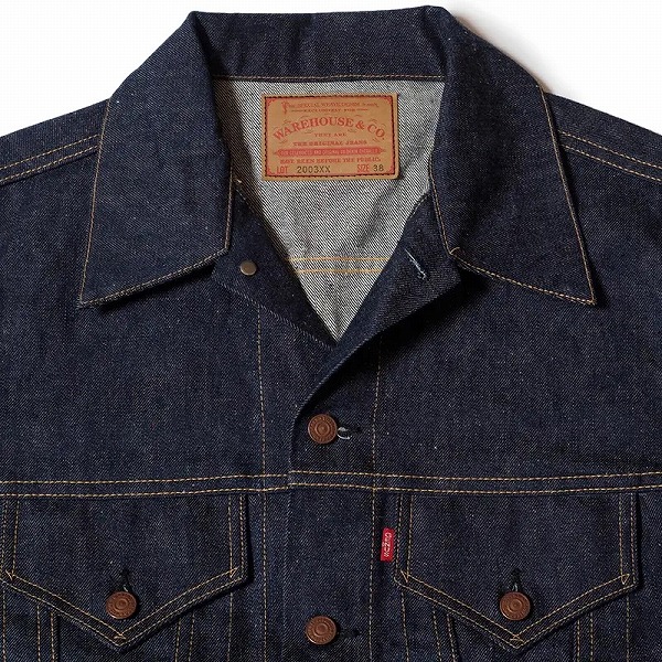 WAREHOUSE[ウエアハウス] デニムジャケット 2003XX ジージャン サード
