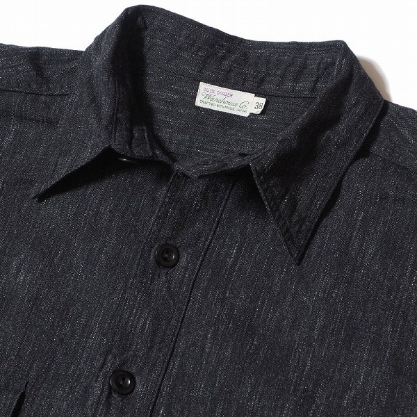 WAREHOUSE[ウエアハウス] ヨリ杢 シャンブレーシャツ 3041 長袖