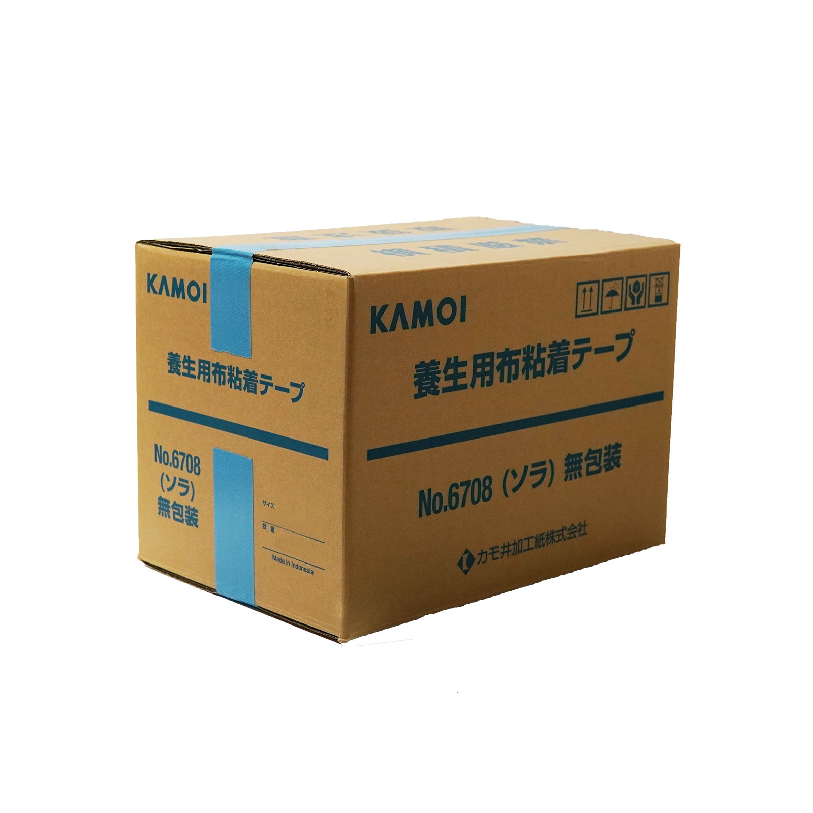 カモ井 布テープ 6708 ソラ 無包装 | テープ | 養生用品 | ハケ市 刷毛