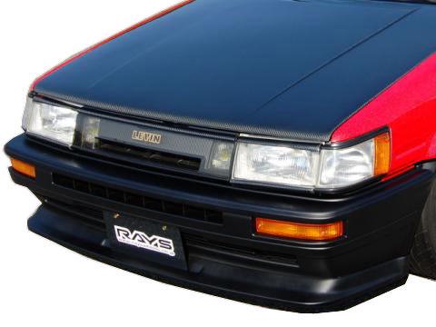 AE86後期レビン用前期形状フロントリップスポイラーType1 / Kouki