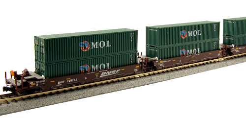 KATO MAX-I ダブルスタックカー 5両セット アメリカ型貨車 KATO鉄道