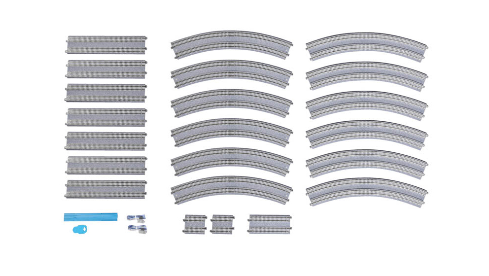 KATO鉄道模型オンラインショッピング V16 外側複線線路セット（R480