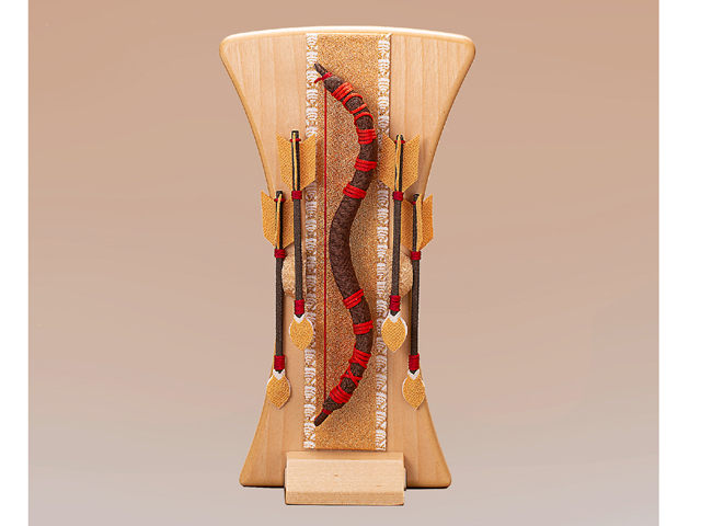 破魔弓飾り E2538 破魔弓23B(赤紐)｜初正月｜省スペース｜おしゃれ