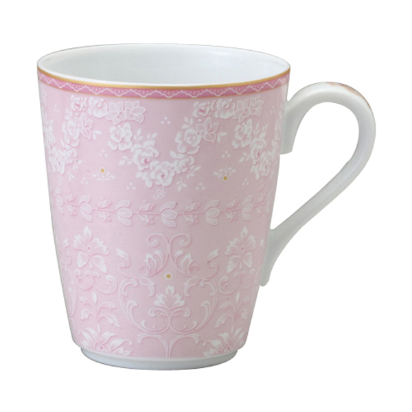 ナルミ マグカップ(イングリッシュトラッドピンク) 300cc電子レンジ