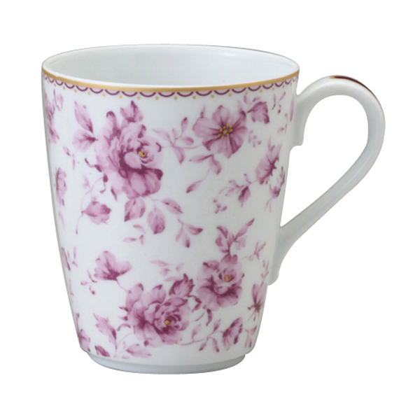 ナルミ マグカップ(イングリッシュトラッドピンク) 300cc電子レンジ