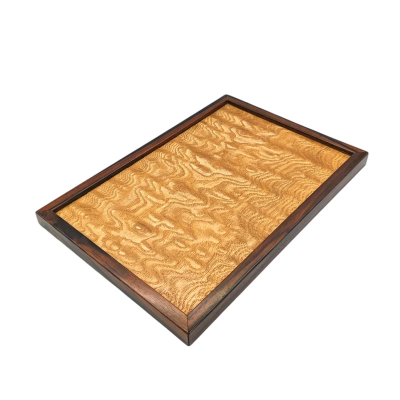 京都銘木工芸 角盆 タモ玉杢 - お買い物｜日本最大級の箸の通販サイト