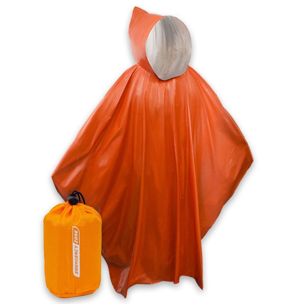 Cold Weather Survival Poncho with ThermaSave Technology