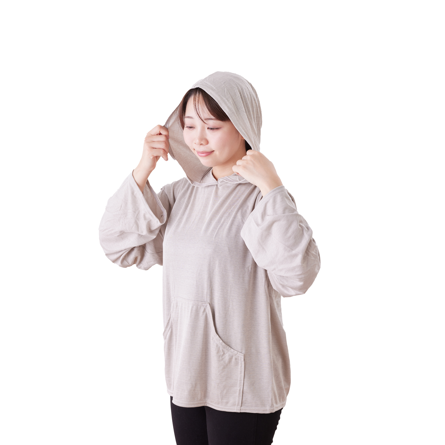 高周波電磁波シールド・パーカ SG301P｜フード付の薄手で軽量な電波