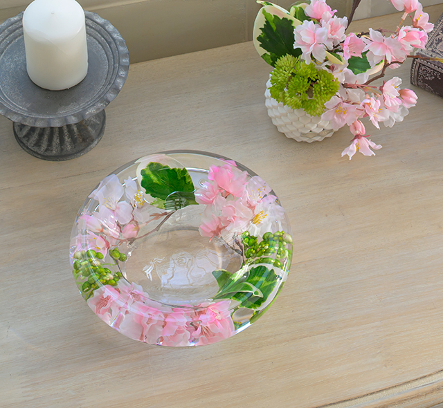 フラワーボウルサクラL26 アートフラワー アーティフィシャルフラワー