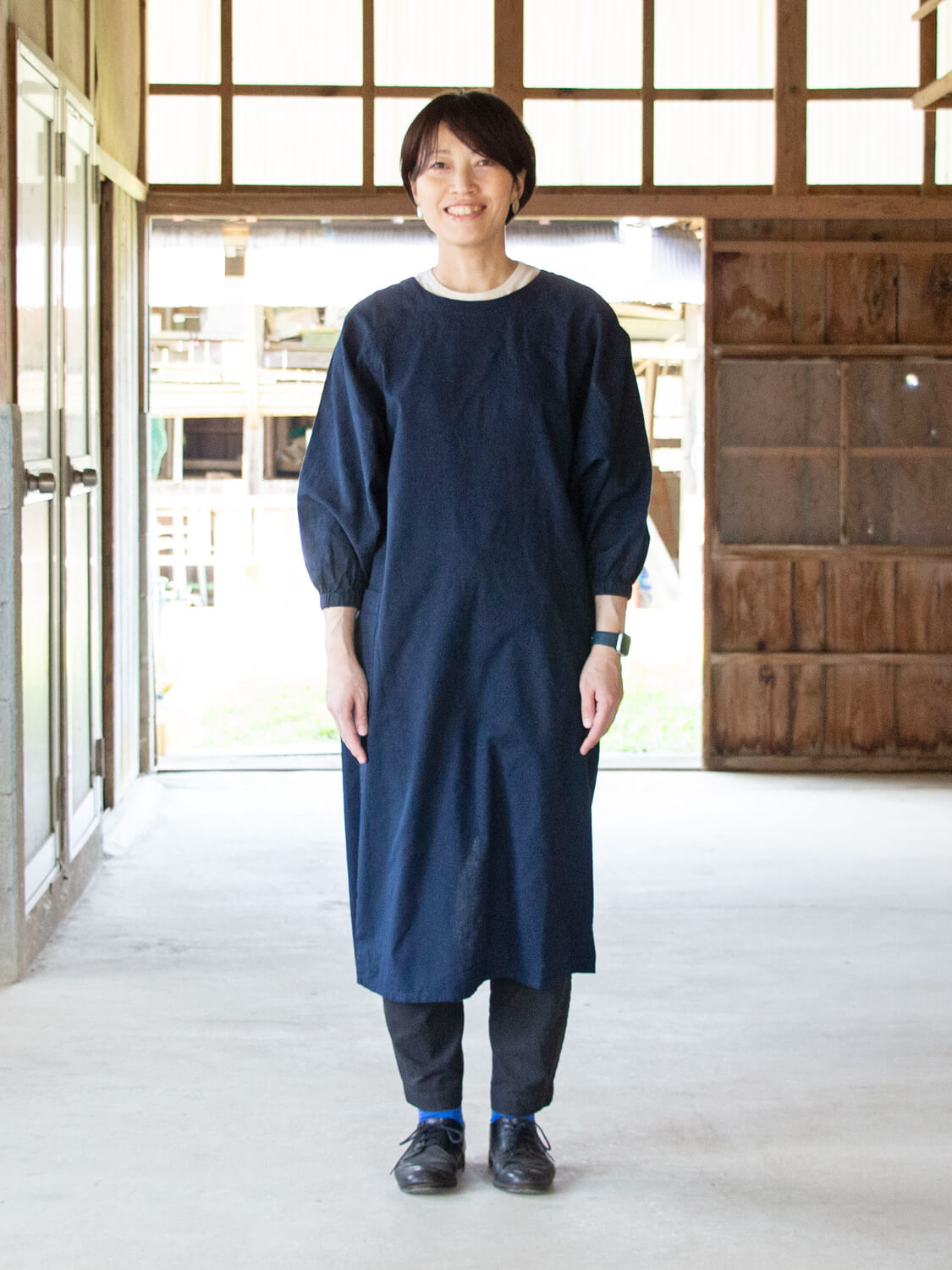 割烹着(KAPPOGI)手ぬぐい付き