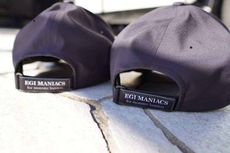 ☆送料無料☆EGI MANIACS 3D刺繍シームレス 撥水キャップ【拘りの