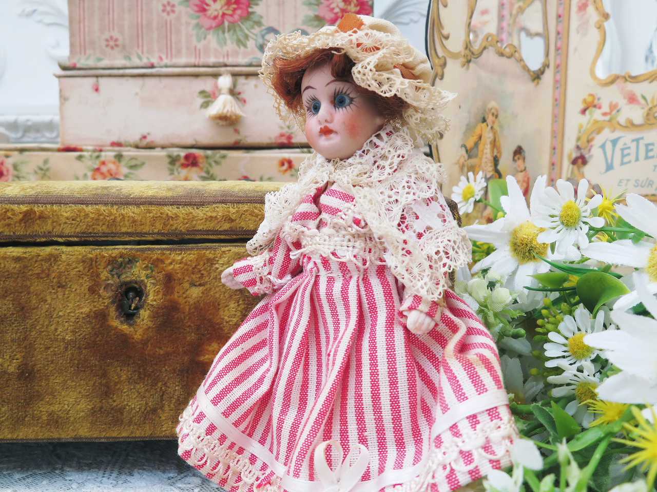 フレンチミニョネット 小さな美人さん - 薔薇と天使のアンティーク