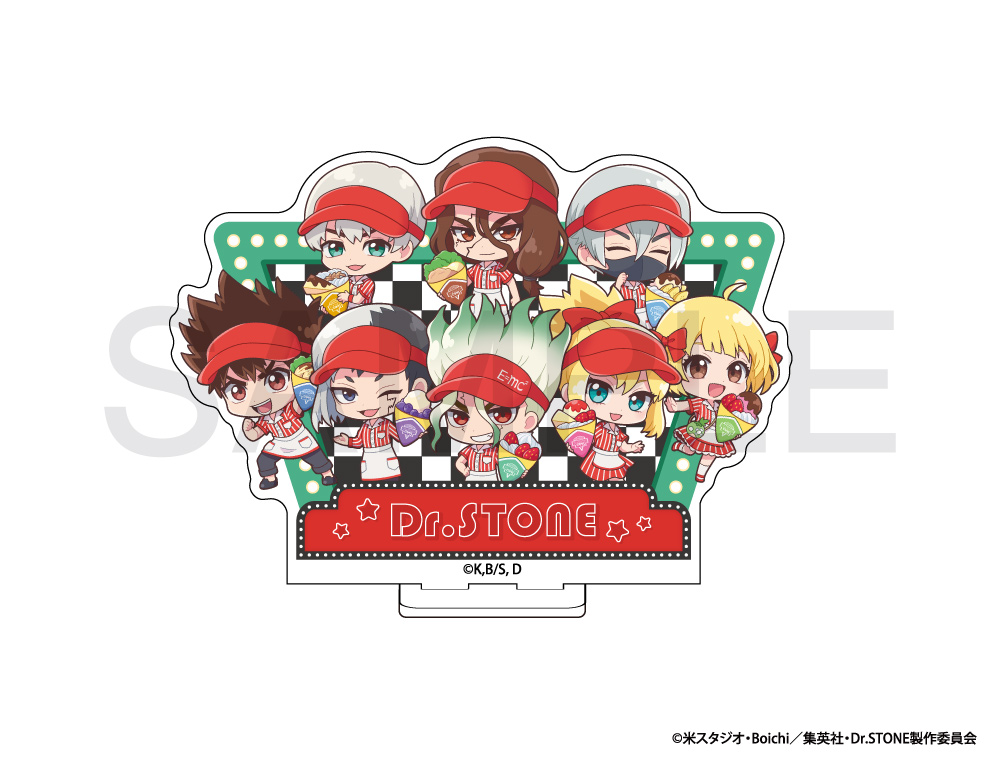 TVアニメ「Dr．STONE」×マリオンクレープ コラボ商品販売開始の