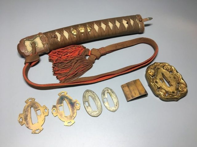 刀緒 軍刀 正刀緒 (箱付) 本物 軍刀紐 指揮刀 昭和レトロ 刀緒 軍刀 正