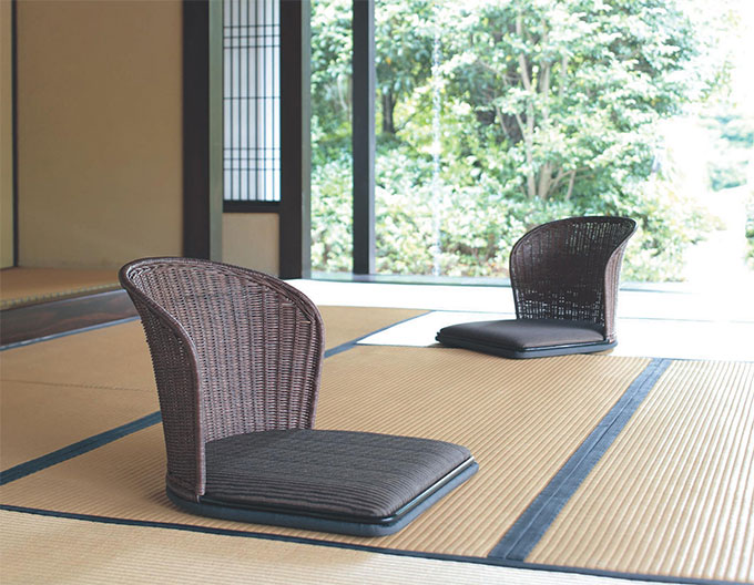 CHERRY』桜屋工業 舞2型 座椅子 ラタンチェア チェア 椅子 イス 【公式