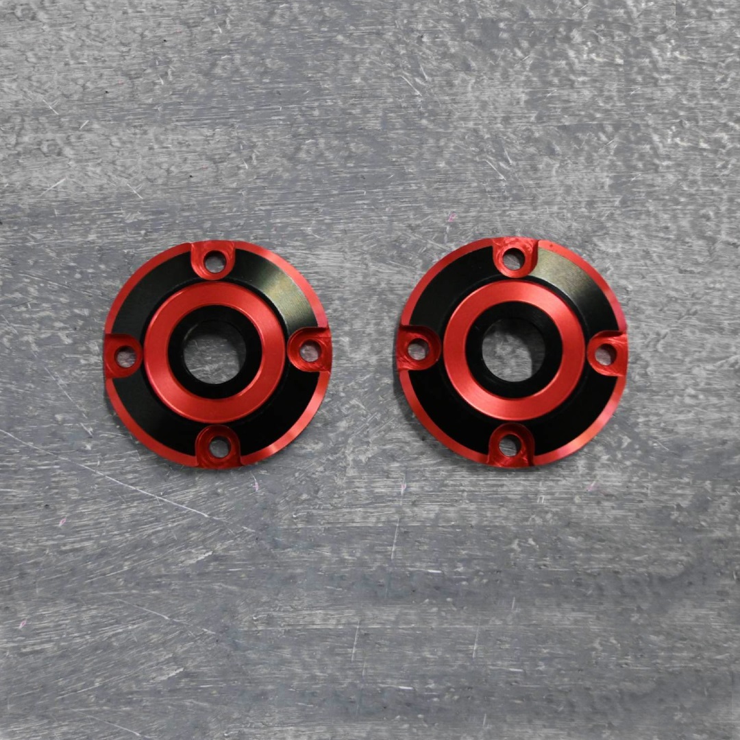 Rhino Racing - Aluminum C-LSD Cap - (Black/Red) - #CLSDC-RDBK