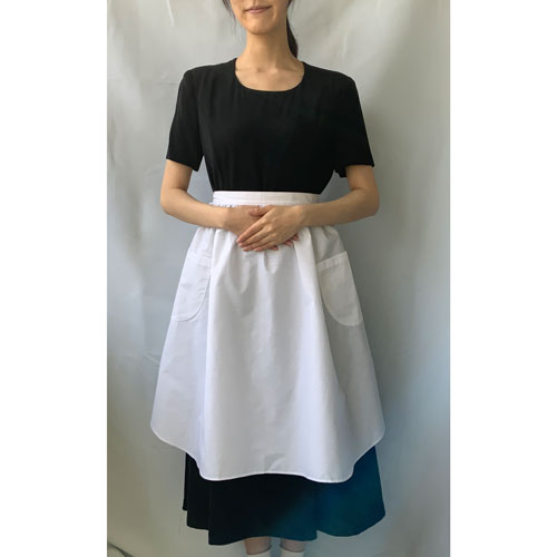 Lady Manon ~neige~ レトロな喫茶店のエプロン ロング - エプロン屋.com