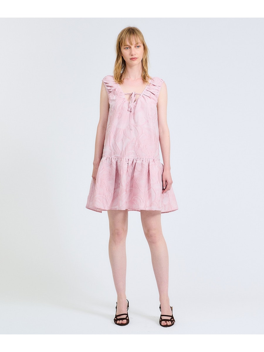 GANNI / リボンノースリーブミニドレス｜ESTNATION ONLINE STORE