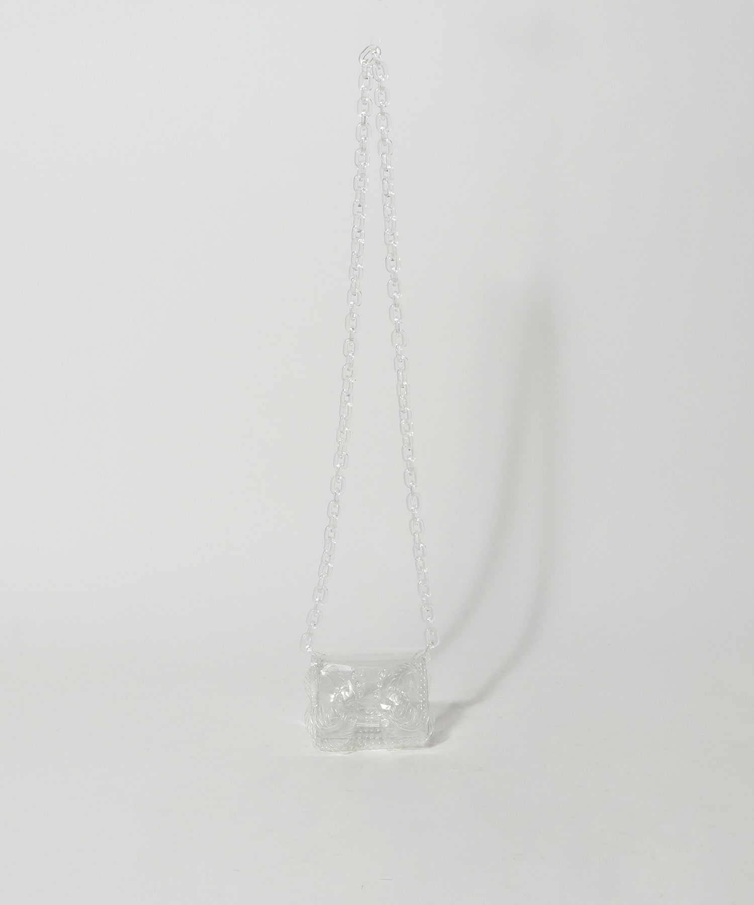 Mame Kurogouchi / TRANSPARENT SCULPTURAL MICRO CHAIN BAG
