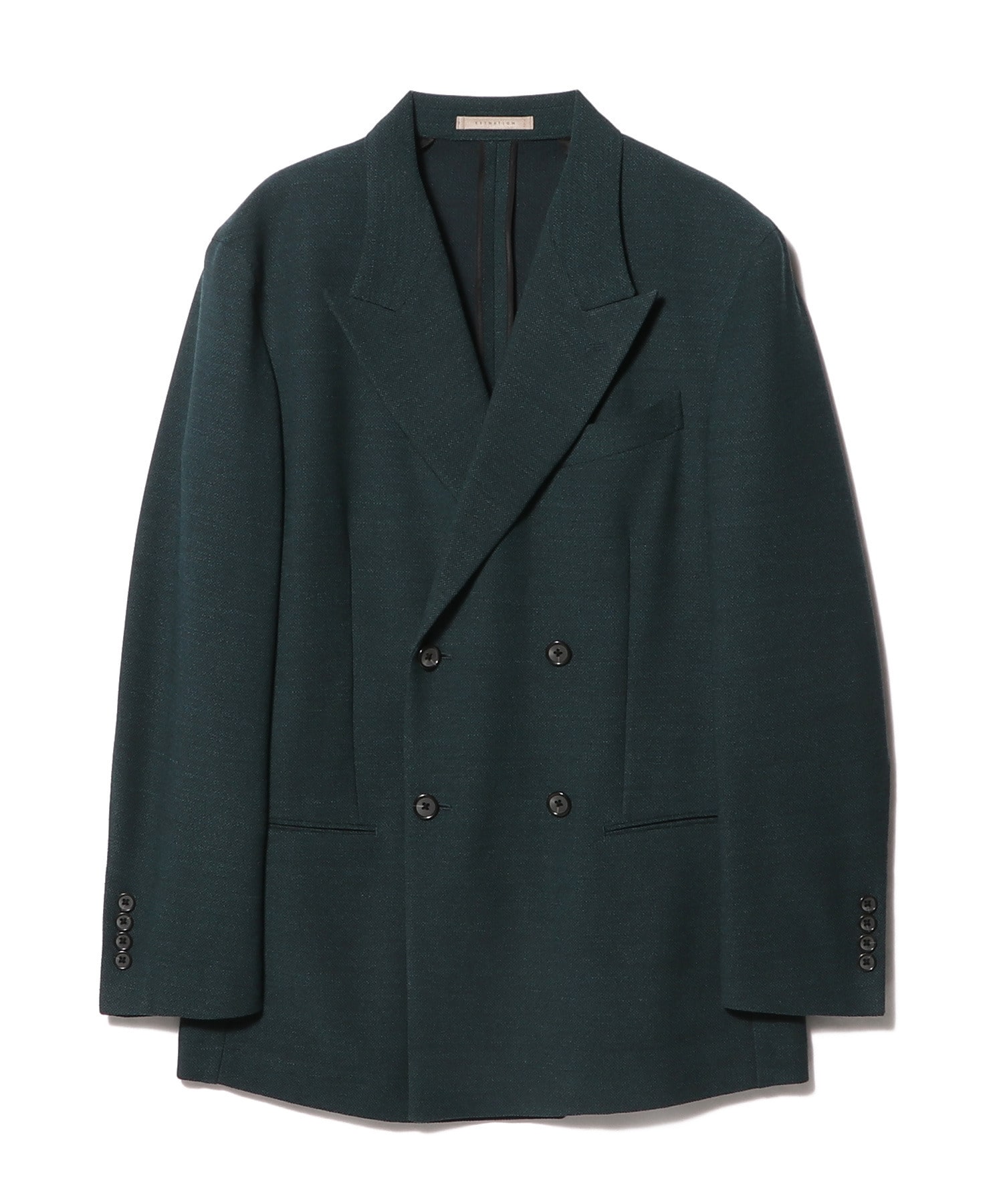 ESTNATION / ウールバスケット ダブルブレストジャケット｜ESTNATION