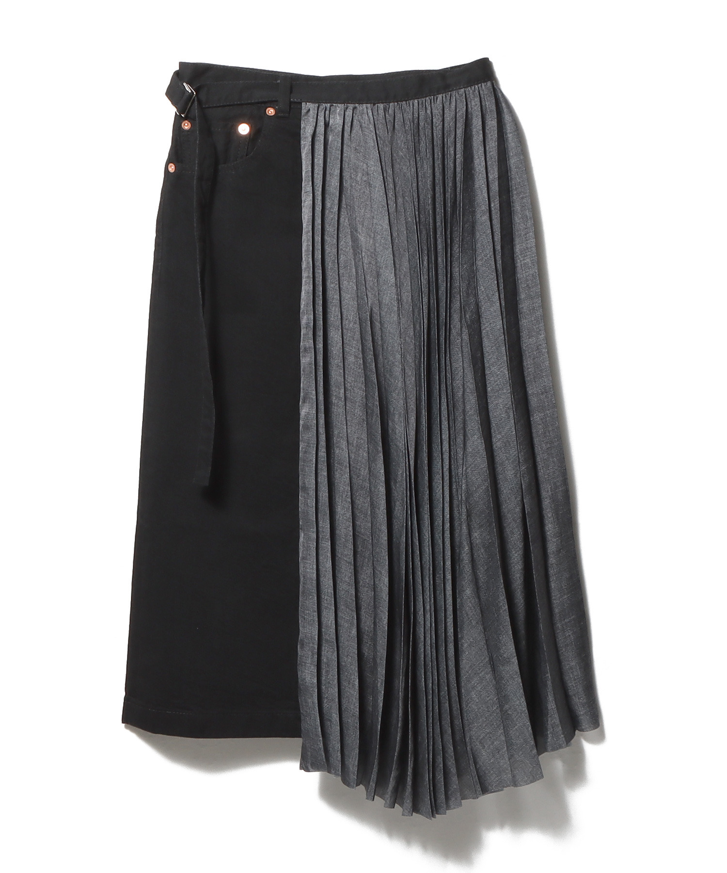 SACAI / プリーツデニムスカート｜ESTNATION ONLINE STORE