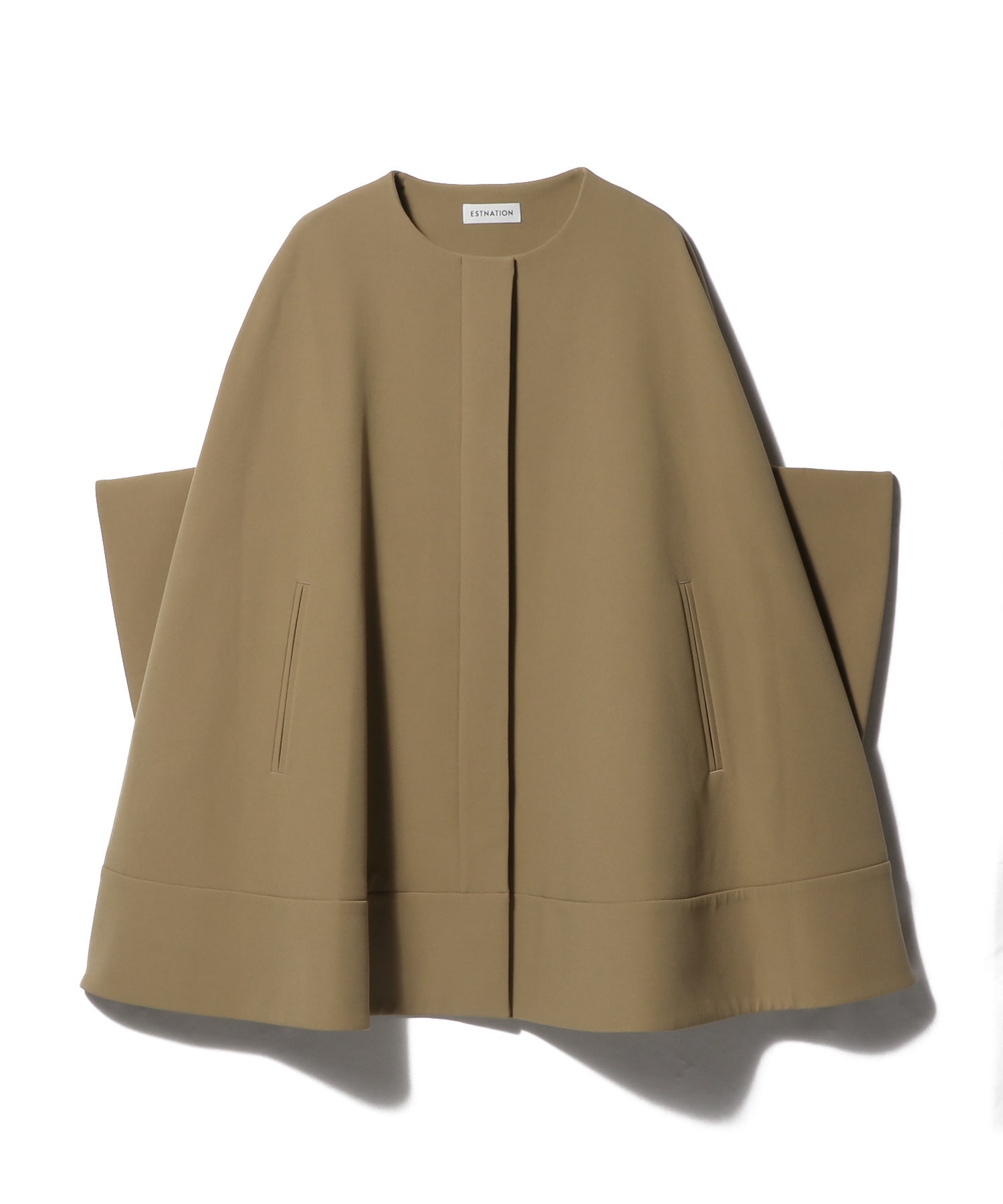ESTNATION / ノーカラーケープコート｜ESTNATION ONLINE STORE