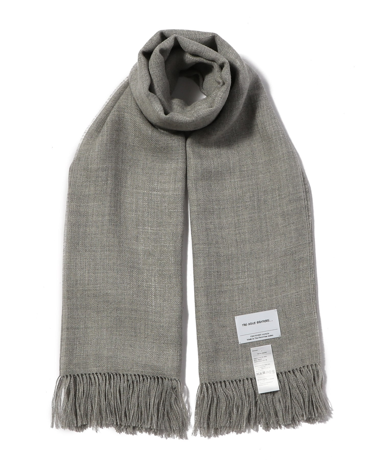 THE INOUE BROTHERS / Non Brushed Large Stole｜ESTNATION ONLINE
