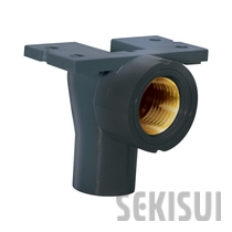 水道用HI-TS継手・ゴールド インサート天座付き給水栓エルボ 金属入り