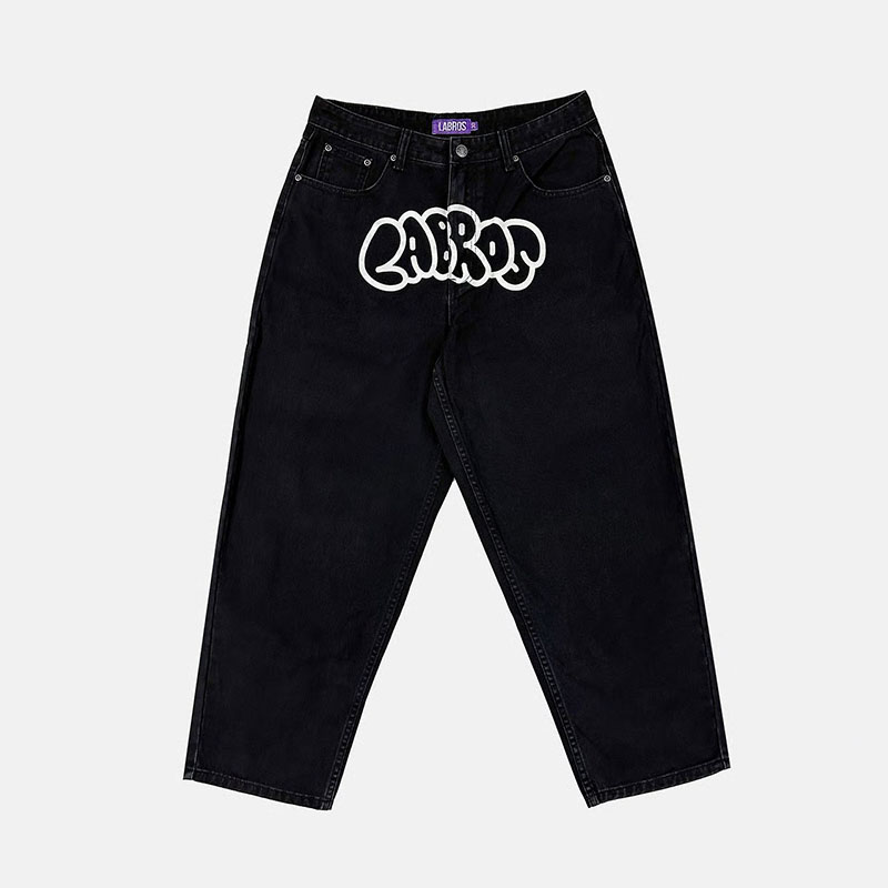 LABROS(ラブロス)/ BUBBLE ARC LOGO JEANS -BLACK- | E.S.P. ONLINE STORE