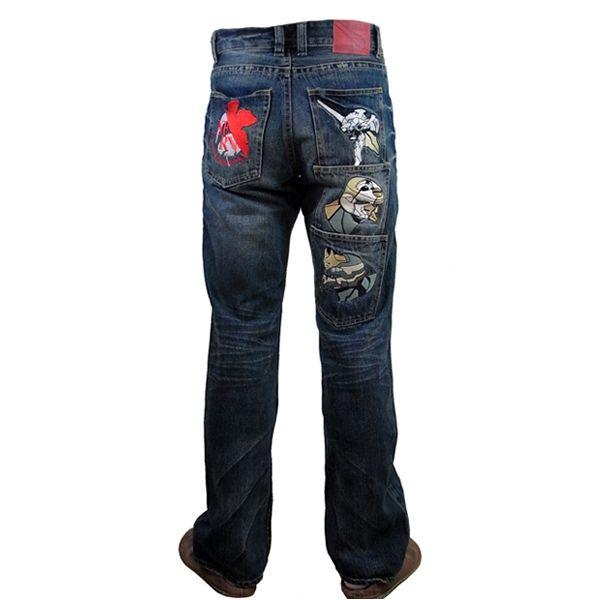 EVA×錦 コラボレーション 3連ポケットデニムパンツ(36インチ