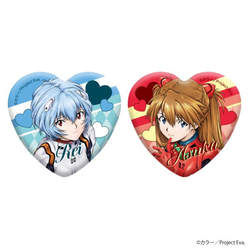エヴァLUMINEコラボ 缶バッジ シンジ カヲル 2個セット エヴァLUMINE