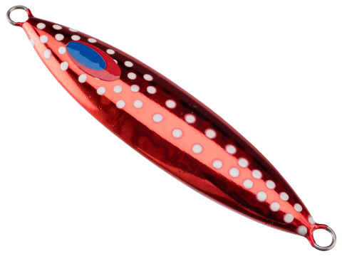 DeepLiner Slow-Skip Vib Fishing Jig (Color: Clear Red Nude Spot