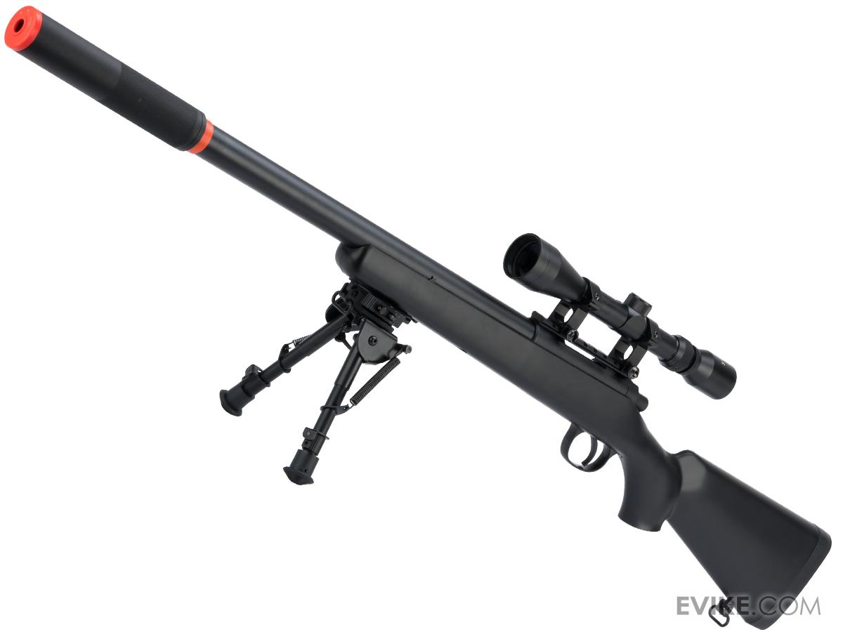 WELL VSR-10 G-SPEC Bolt Action Airsoft Sniper Rifle with Mock