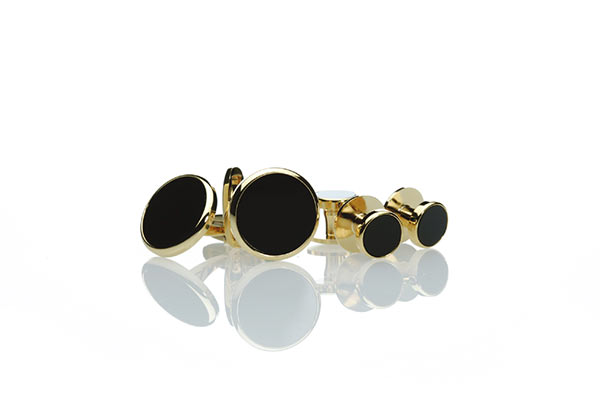 結婚式・披露宴に ～ K-1 純銀製フォーマルカフス&スタッドセット