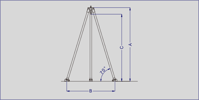 吊り三脚K型 - 江崎機械工業株式会社