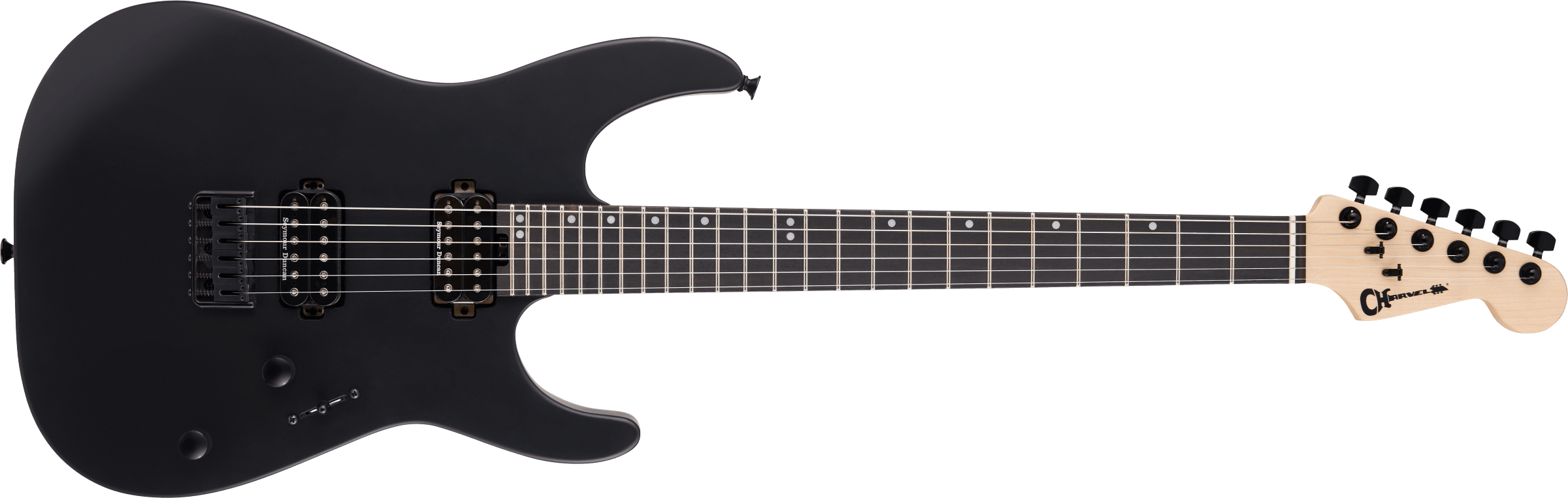 Dinky™ (DK) :: Pro-Mod DK24 HH HT E, Ebony Fingerboard, Satin Black