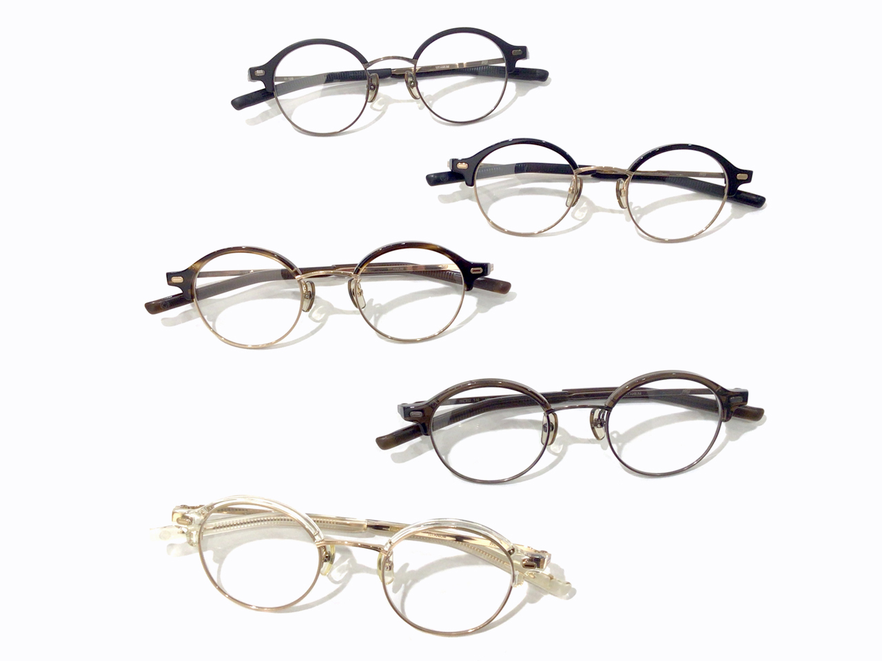 小ぶりなラウンド×サーモントのミックスフレーム、999.9 「M-120」再