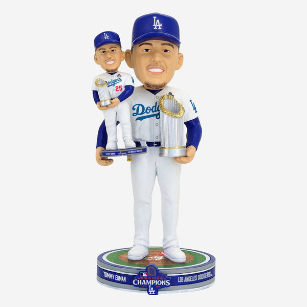 Tommy Edman Los Angeles Dodgers 2024 World Series Champions Bobble