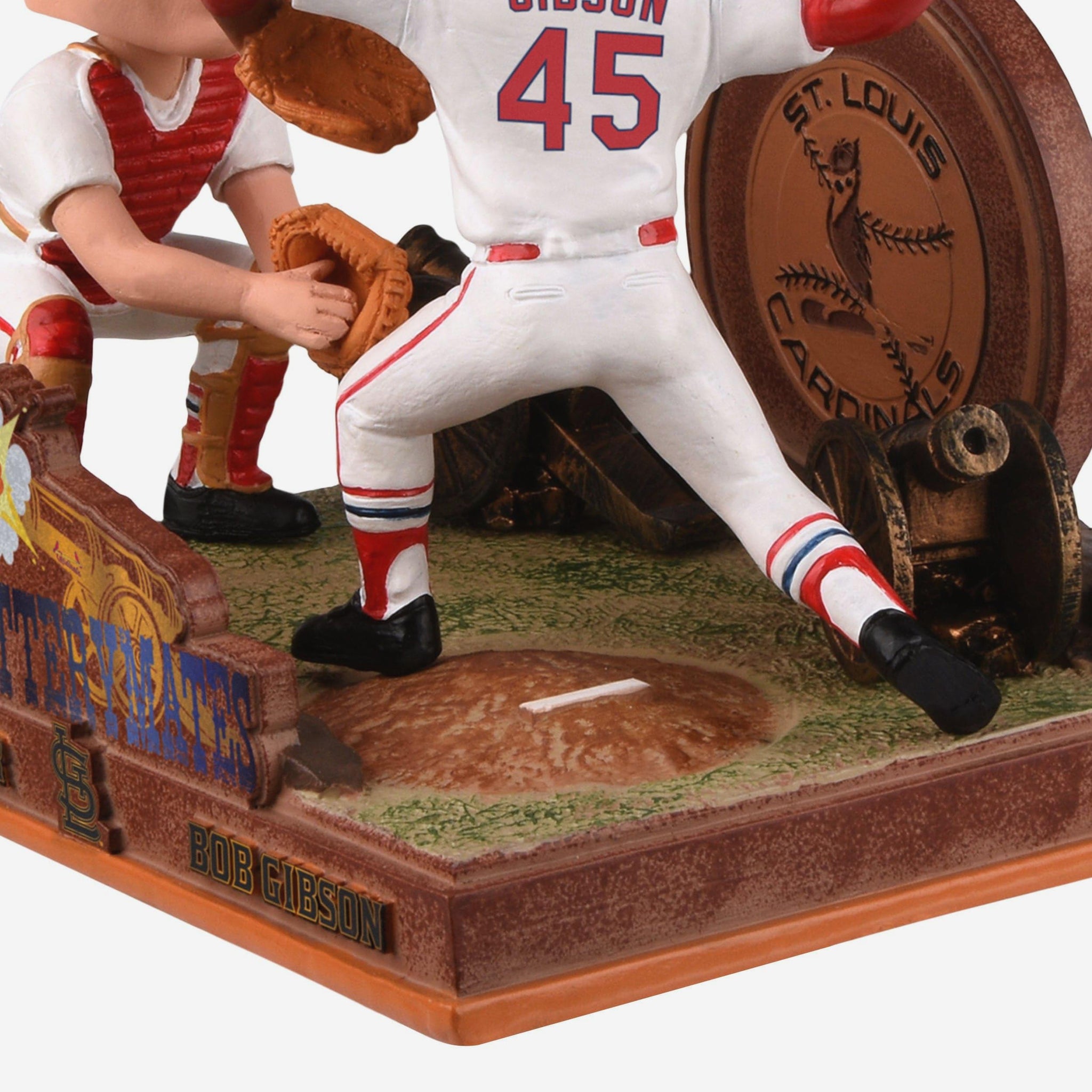 Bob Gibson & Tim McCarver St Louis Cardinals Battery Mates Dual