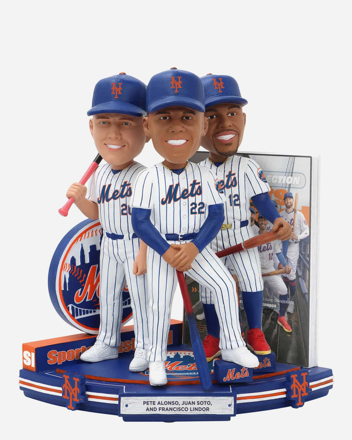Pete Alonso & Juan Soto & Francisco Lindor New York Mets The Mets