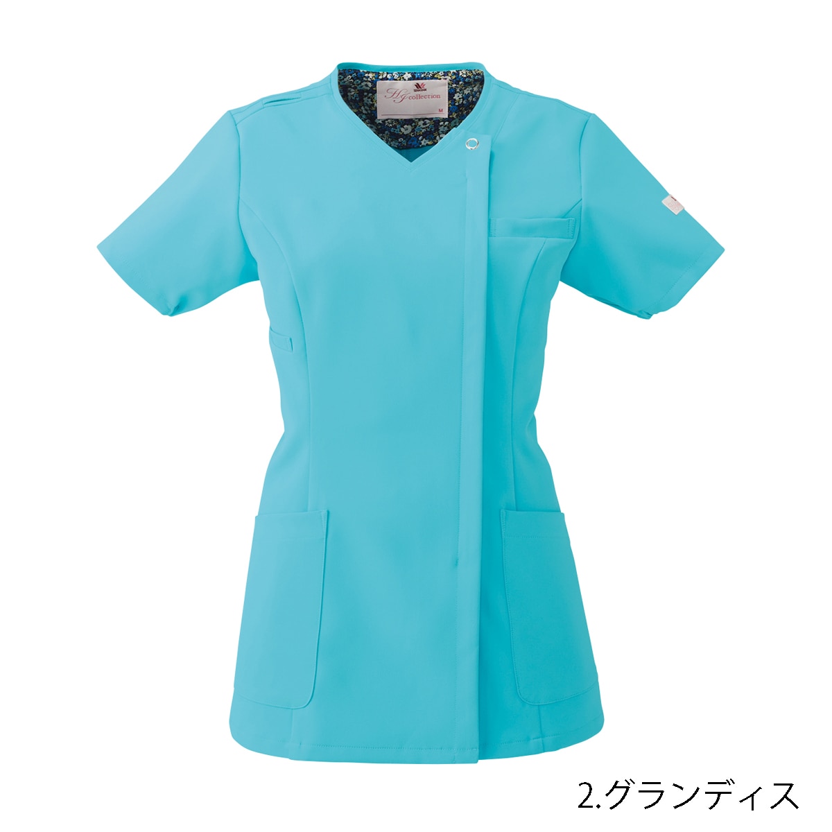 HI704 レディスジップスクラブ（ワコールHIコレクション）｜医療用白衣