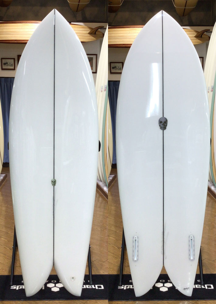 Captain Fin Chris Christenson Single Fin-8.5-Clear — REAL