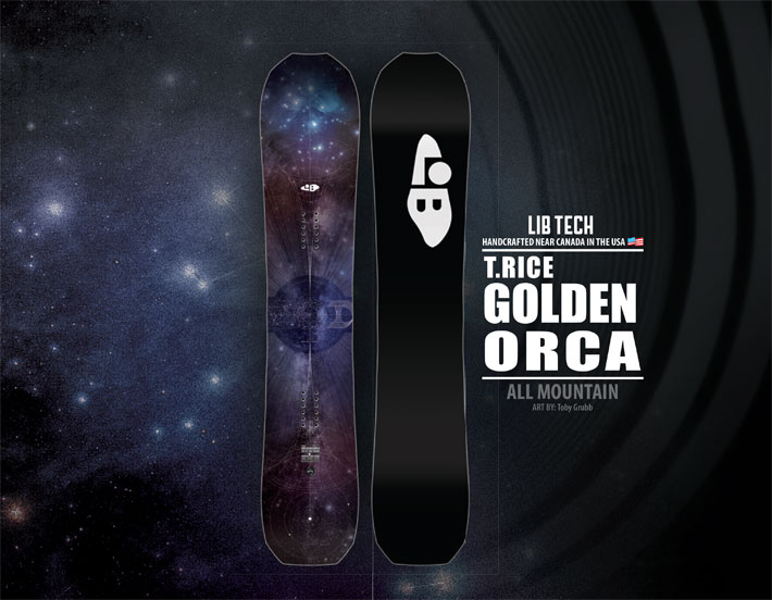 25-26 LIB TECH リブテック スノーボード T.RICE GOLDEN ORCA トラビス