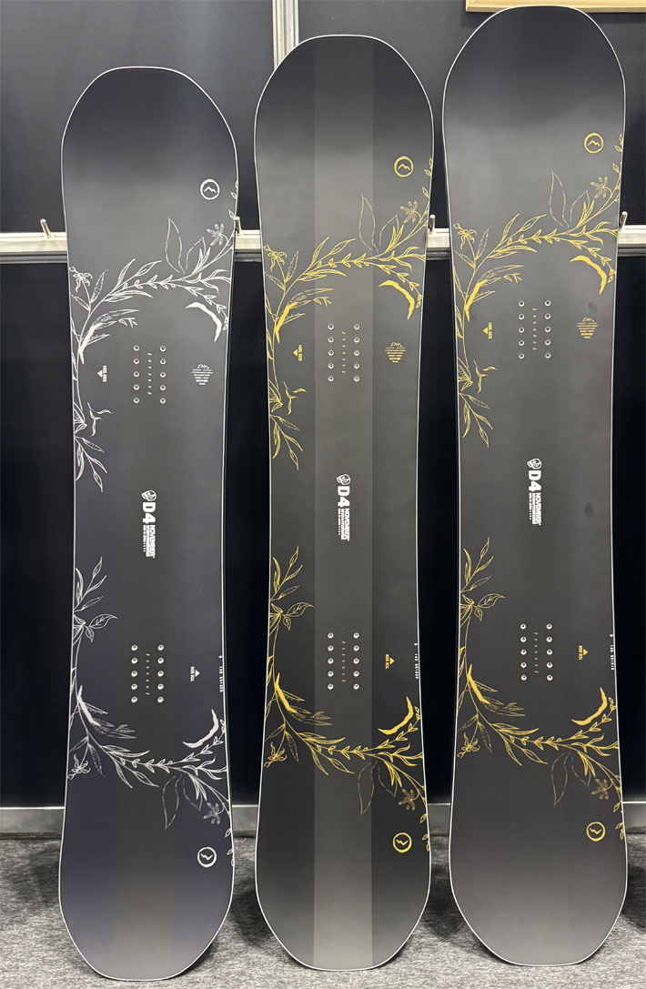 NOVEMBER D4 ノーベンバー スノーボード 148cm 希少 グラトリ 25-26