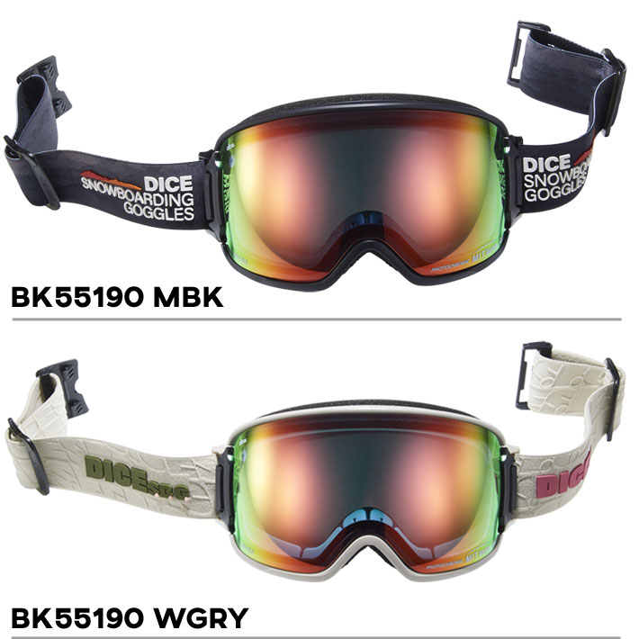 DICE BOARD GOGGLES BANK ゴーグル DICE snowboarding goggles