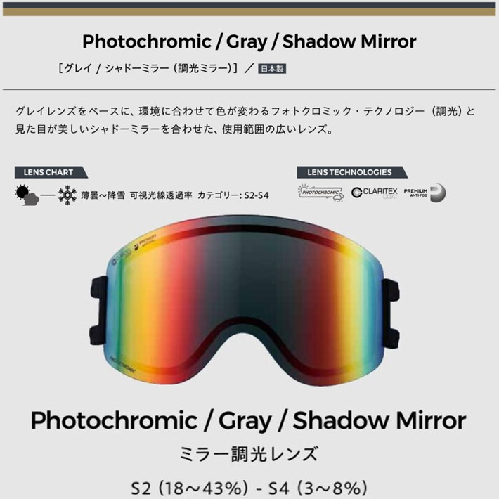 25-26 スキー スノーボード ゴーグル ダイス DICE GOODMAN グッドマン