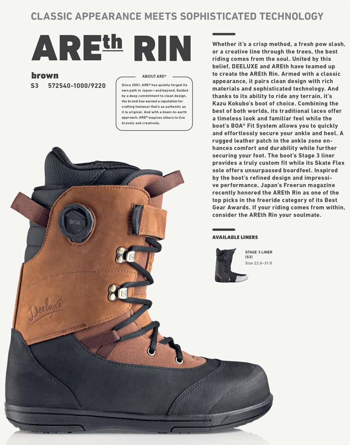 25-26 DEELUXE ブーツ ARETH RIN ディーラックス アースリン S3 サーモ